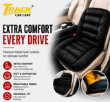 Track Medicated Universal Velvet Car Seat Cushion – Extra Soft & Comfortable