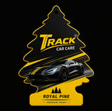 TRACK Car Care Premium Hanging Perfume Card Air Freshener | Long Lasting Car Fragrance | Royal Pine Scent