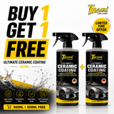BOGO Offer – Track Ceramic Coating Spray 500ml (Buy 1 Get 1 Free) | Ultra Shine Paint Protection With Microfiber Towel