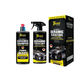 Ceramic 2 in 1 Combo-Track Ceramic Coating spray 500ml with Ceramic Sio2 Based Shampoo- Free Towel